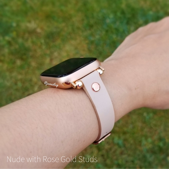 themanmade Accessories - Apple Watch Leather Band iWatch Straps Nude